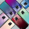 Étui en verre trempé de gradient coloré pour Xiaomi Redmi 10x 5G Note 10 Lite Redmi 9 Remarque 9s Note 8 Redmi8 7 6 Pro3118489