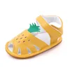 Nuovo Design Baby Estate Estate Traspirante Ananas Anti-skid Sandalo Sandalo Flat Prewalker Shoes1