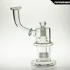 SAML 25cm 키가 큰 원자 매트릭스 Bong Hookahs Birdcage Percage Percolator 두꺼운 유리 방수 흡연 파이프 관절 크기 18.8mm 석유 굴착 PG5024