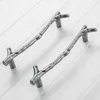 2pcs Fashion Tree Branch Furniture Handle 96mm 128mm Black Silver Bronze Kitchen Cabinet Handles Drawer Knobs Door Pulls Hardware