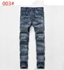 Berömda varumärkesdesigner män jeans rippade jeans blå rockstjärna mens jumpsuit designer denim manliga byxor 8862295h