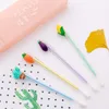 leuke groenten gelpennen koreaanse briefpapier zwarte inkt cactus gelpennen kawaii handtekening pennen voor promotie cadeau school kantoor suppli8407640