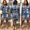 Ny stil Mode Boyfriend Style Women Slim Denim Coat Långärmad Casual Jean Jacket OuterWear Short Jackor