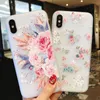 Vintage Flower Silicon Telefoon Case voor iPhone 7 8 Plus Rose Floral Leaves Cases voor iPhone X 8 7 6 6 S Plus 5 5 S SE Soft TPU Cover