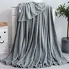 Coral Fleece Blanket Solid Color Flannel Blanket Winter Warm Soft Bedroom Throw Blankets Portable Light Weight Quilt