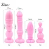 Juguetes Sexuales 4st/Set Silicone Anal Toys Butt Plugs Anal Dildo Sex Toys Products Anal för kvinnor och män Butt Plug Gay Sex Toy