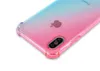 Gradiente de cor TPU Transparente Caixa à prova de choque telefone para iPhone New 11 XR X XS MAX 8 Samsung S9 S10 Plus Nota