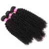 CE certificated Elibess Brand 100g 3 Bundles virgin hair Kinky Curly Hair Weave Brazilian Virgin Hair weft