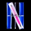 Gift Wrap 200pcs/lot Colorful Crystal Transparent Plastic Pen Box Metal Pencil Case1