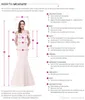 2020 Африканский Дубай Вечерние платья с накидкой Blush Розовый кружевной пятно половины рукава Формальная вечеринка