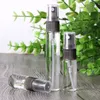 Top qualité 3ml 5ml 10ml bouteilles de pulvérisation en verre clair récipient de pulvérisation de pompe avec atomiseur de brume pour parfum aromathérapie eau cosmétique