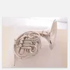 Ny ankomst Bach Split French Horn fyrkey B / F Tone Nickel Plated Musical Instrument med munstycke Väska