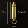 Outdoor Mini Bullet Lighters Flame Kerosene Oil Lighter Keychain Refillable Gasoline Lighters Men Gadget