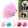 Ny sommarprinsessan Pet Cat Wedding Dress Sweet Dog Mesh Kjol Solid Clothes Pet Tutu kjol Sexig designkläder