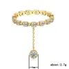 S1289 Fashion Jewely Individual Zircon Pendant Ring Gold Plated Lady039S POCPER RING1025244