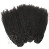 Vmae European Natural Color Horsetail strakke gatclip in 120 g paardenstaart menselijke haarextensies dubbel getrokken wikkel rondom