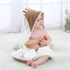 cartoon hooded childrens bath towel cloak male girl baby bathing swimming cloak beach towel bathrobe