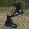 Designer-Schnürschuhe für Damen in Schwarz, wasserdicht, modisch, erhöht die Luxus-Designer-Stiefel für Damen, Größe 36–40