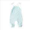 Çocuk Tasarımcı Giysi Kızlar Tulum Bebek Katı Sling Tulumlar Dantel-up Yaz Bodysuits Pantolon Rahat Butik Playsuits Kıyafetleri Tırmanma B7580