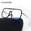 Оптово-очки кадр мужчин женщин ясных прозрачных очков с плоским верхним квадратом стимпанк очки для украшения большое лицо