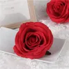 30 pièces 9CM têtes de fleurs de roses artificielles en soie fleur décorative décoration de fête mur de mariage Bouquet de fleurs blanc Bouquet de Roses artificielles