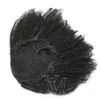 Indian Drawstring Ponytails Natural Black 4B Curly Weave 12 to 26 Inch 120g Human Hair No Tangle No Sheddin Unprocessed Elastic Band Tie