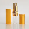 6 ml Przenośne Aluminium Perfumy Butelka z Atomizer Mini Refillable Travel Perfume Opryskiwacz Pusty Szkło Parfum Case EEO1209-8