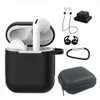 Accessori per cuffie 6 in 1 Scatola di immagazzinaggio Auricolari Auricolari Cuffie Protezione Cuffie Cover per Apple AirPods Custodia Cinturino anti perso SPEDIZIONE GRATUITA