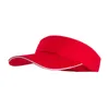 Zomer lege top vizier hoed tennis sport cap mannen vrouwen zon hast verstelbare casual effen kleur golf buiten caps mannelijke vrouwelijke dop dc234