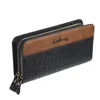 baellerry Crocodile pattern designer Long Business Man wallet double zippers Men's leather clutch bag male purse phone handbag