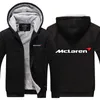 2019 Winter Hoody McLaren Auto Logo Männer Frauen verdicken Herbst Hoodies Kleidung Sweatshirts Reißverschluss Jacke Fleece Hoodie Streetwear9617220