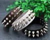 Designer Bracelet Studded Punk Jewelry Leather Bracelet Cuff Bangle Wristband Studded Bracelet Jewelry Whole Bracelets Gift7433372