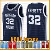 34 Len Bias Brigham Young Cougars 32 Jimmer Fredette NCAA 농구 유니폼 대학 유니폼