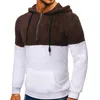 Inverno con cappuccio Sherpa Pullover Uomo Fluffy sciolto Felpe con cappuccio di grandi dimensioni Abbigliamento sportivo caldo Pullover con cerniera 1/4 Teddy Felpa in pile