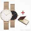 Moda Daniel Luxury Watches 36mm Women Women Women 32mm Brand Famous Quartz Wrist Ladies Assista feminino Relogio Montre femme com presente B8475429