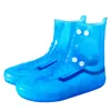 Wodoodporna ochraniacze Buty Boot Okładka Unisex Klamra Rain Shoew Obejmuje High-Top Anti-Slip Thoughen Rain Buty Przypadki 2 PARA / 4 SZTUK