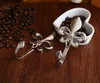 1pc Fleur De Lis Vintage Inspiré Mur Crochets En Métal Décoration Murale Cottage Chic Or Argent Bronze Rideau Embrasses Manteau Hangers7400037