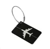 anti-lost luggage ID card Aircraft Plane Luggage ID Tags Boarding Travel Address ID Card Case Bag Labels Card Dog Tag Collection label