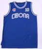 Heren Old Time Cibona Drazen Petrovic # 10 Basketbal Jersey Blue Navy Drazen Petrovic # 4 Jugoslavija Joegoslavië Gestikte Shirts S-XXL