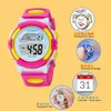 Moda Infantil Watches Digital LED Quartz Assista menino Menina do estudante multifuncionais Relógios de pulso para crianças Estudantes presente