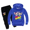 DLF 216Y mignon Me Contro Te sweats à capuche pantalons 2 pièces ensembles bébé garçons vêtements ensemble adolescents filles Sport costume enfants mode survêtement 7824231