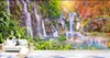 classic painting wallpaper beautiful scenery wallpapers Waterfall landscape 3d wallpapers background wall