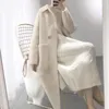 Moda- mink cashmere mulheres camisola puro cashmere cardigan mink malha inverno jacketn pêlo longo frete grátis coat 2019 DC486