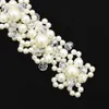 US Warehouse headdress crystal handmade beaded bride pearl flower wedding headdress jewelry wedding dress hair accessories Jewelry Gift