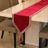 Ny kinesisk high-end solid bord löpare duk flagga skor skåp täcke tyg europeisk sammet säng löpare enkel bordsduk