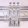 NY JUPITER JTR700 BB Trumpet Högkvalitativ mässing Silverpläterad Surface Trumpet Musikinstrument Trumpet med munstycket 9743570