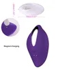 Vibrador de bragas silencioso Control remoto inalámbrico Estimulador de clítoris portátil Huevo vibrante invisible Sextoys para mujeres Púrpura Rosa3538492