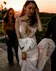 Nuovo arrivo 2020 Abiti da sposa a sirena Profondo scollo a V Bordare Abiti da sposa in cristallo Appliqued Boho Abito da sposa country Robe De Mari￩e