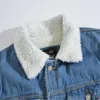 Erkekler Denim Ceket Kürk Kadınlar Sonbahar Kış Sıcak Üzgün ​​Vintage Uzun Kollu Gevşek Kot Coat Dış Giyim 9 #