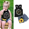 Baby Girl Clothes Outfits Kids T-shirt Tops +Denim Jeans Pants Shorts Set9714547